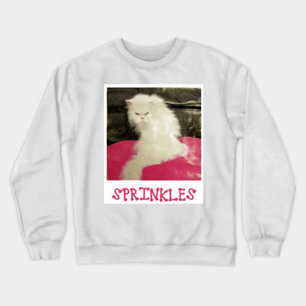 The Office - Angela's Cat Sprinkle - Funny T-Shirt - Dunder Mifflin Cat Crewneck Sweatshirt by truefriend